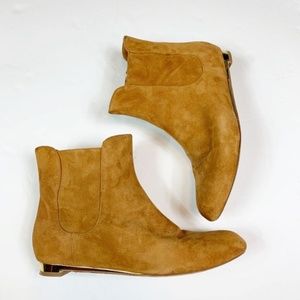 Cole Haan Nike Air Suede Ankle Boots | Tan | Size 7.5